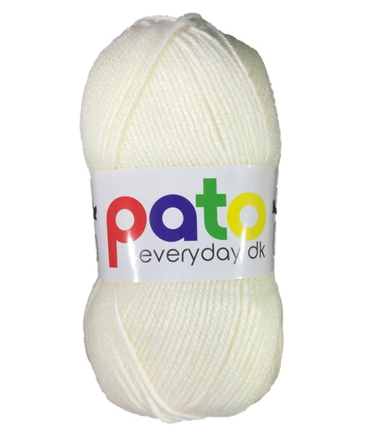 Cream Pato Everyday DK Yarn 100g