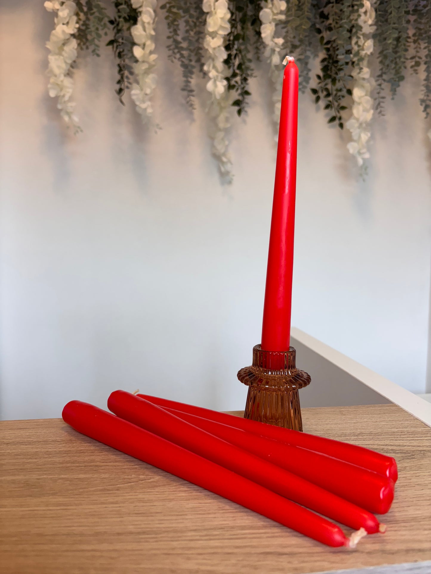Red Taper Candle