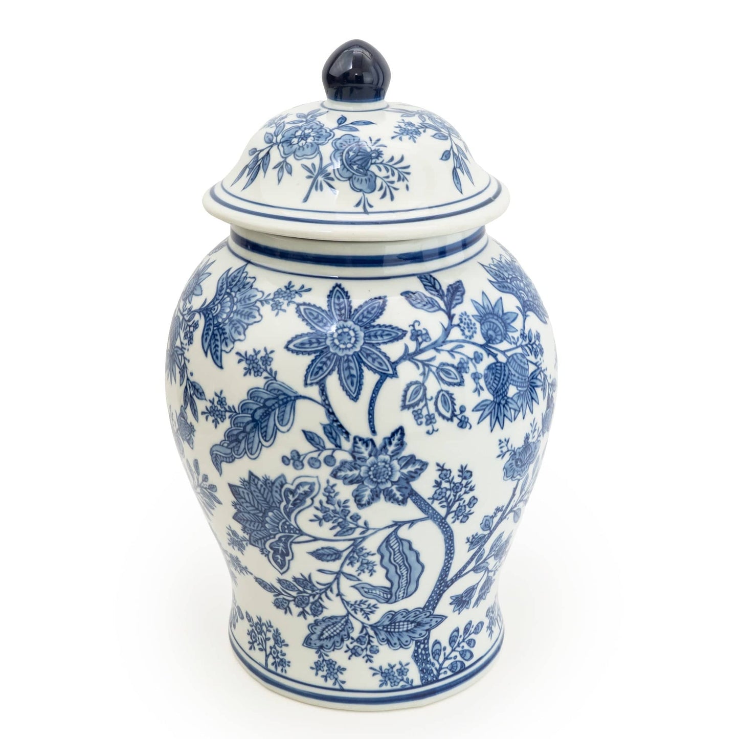 Sumatra Blue & White Large Ginger Jar 35cm