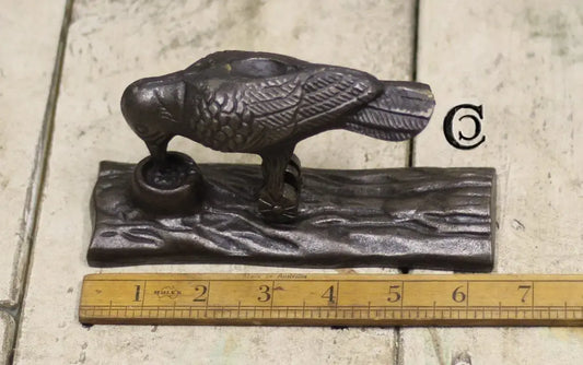 DOOR KNOCKER WOODPECKER HUMMINGBIRD CAST IRON 150MM
