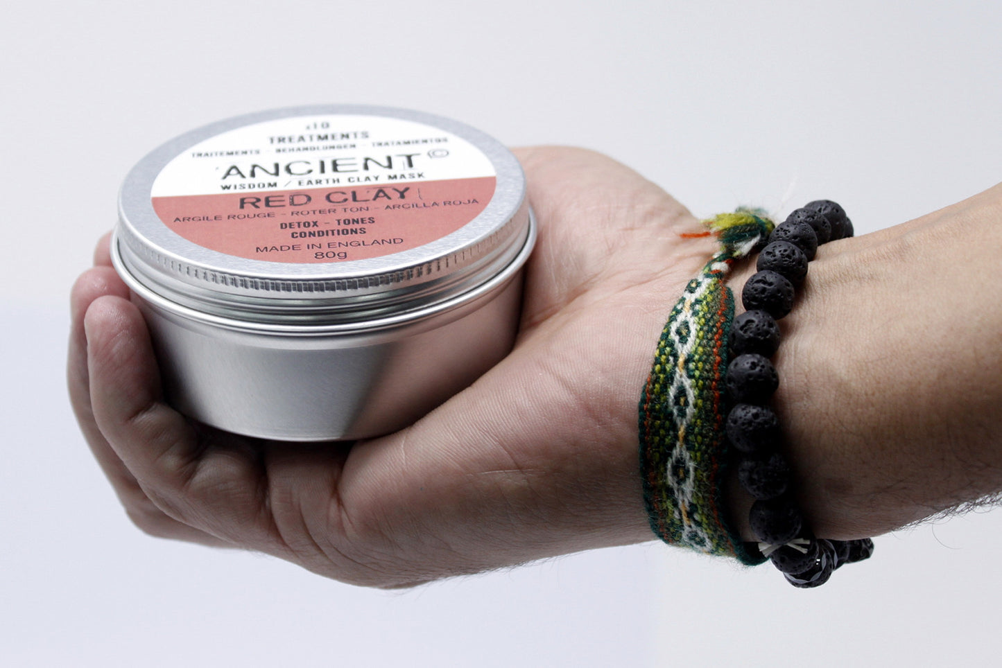 Red Clay Face Mask - Detox & Tones 80g