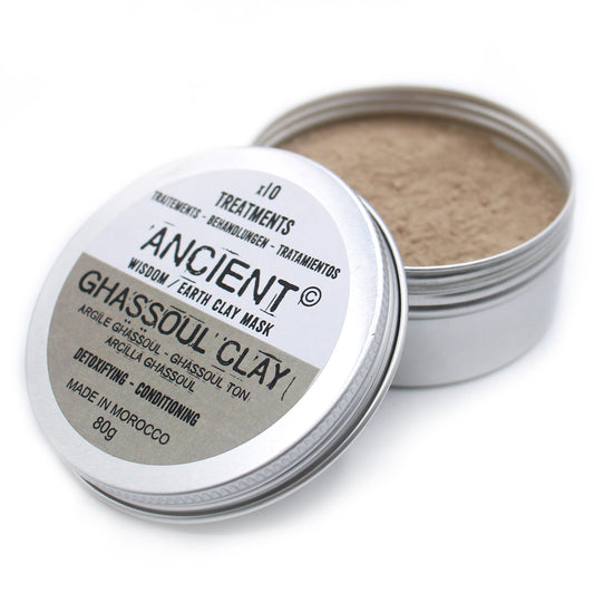 Ghassoul Clay Face Mask - Detoxifying & Conditioning 80g