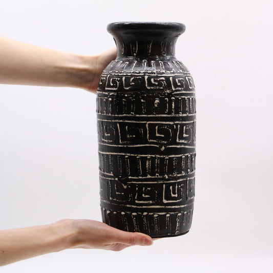 Lombok Greek Chocolate Straight Vase