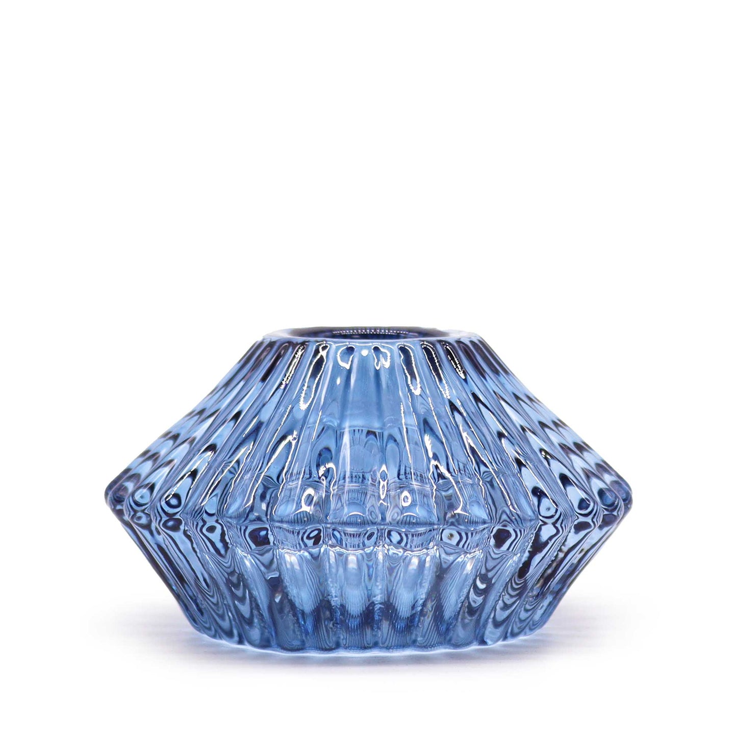 Flip Dinner Candle / Tealight Holder Royal Blue