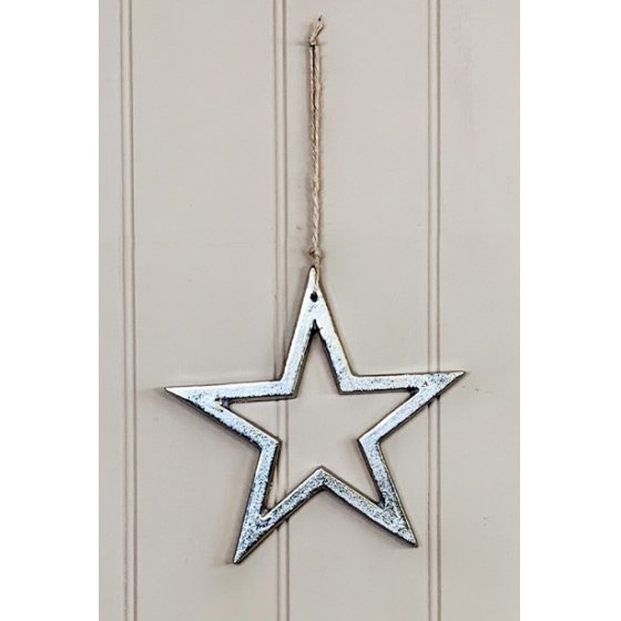 Large Hanging Star Aluminium 30cm
