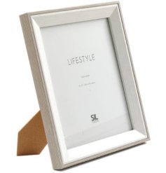 Large Antique White Frame