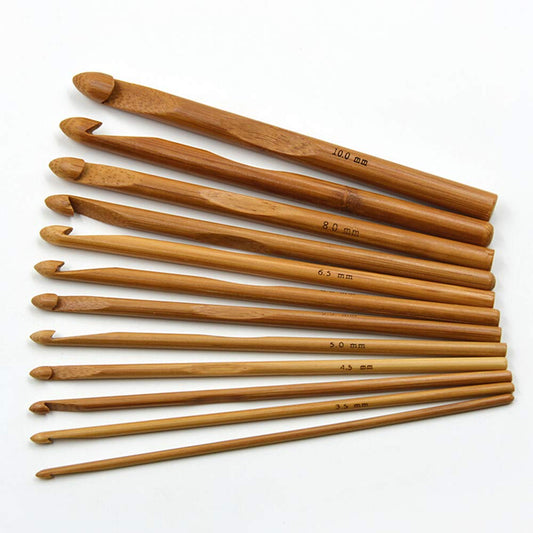 Bamboo Crochet Needle 15cm long