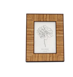 Wooden Panelled Photo Frame