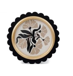 Black & Gold Wavy Edge Frame
