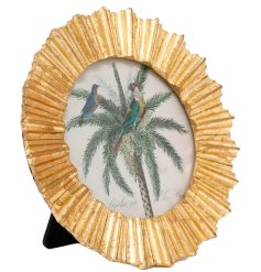 Gold Sunburst Mini Frame
