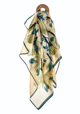 Emerald & Ivory Lotus Flower