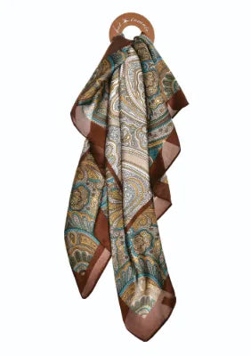 Cappuchino Paisly Vintage Vibe Scarf
