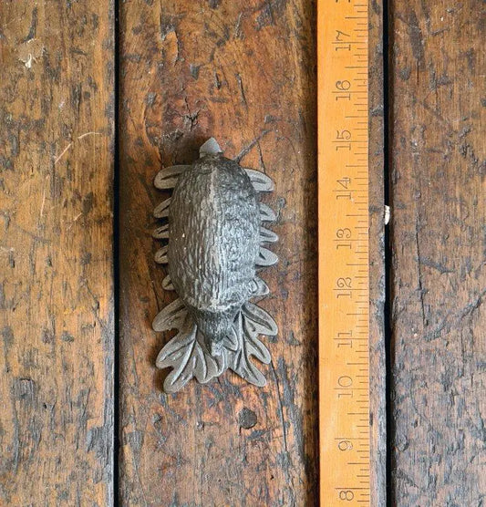 DOOR KNOCKER HEDGEHOG CAST ANTIQUE IRON 125MM