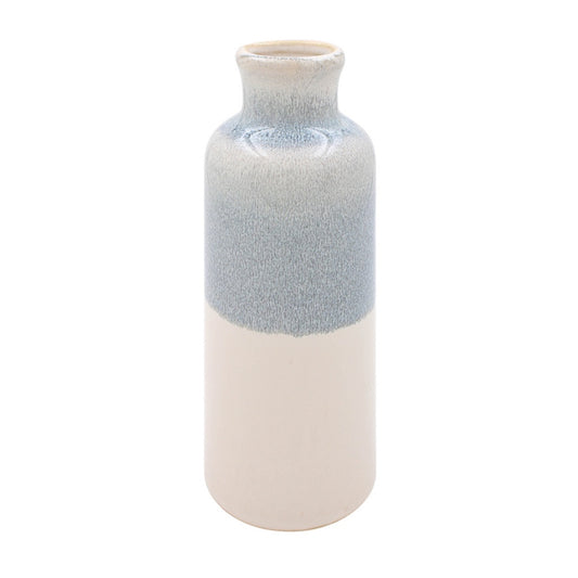 Blue & Cream Vase 19cm