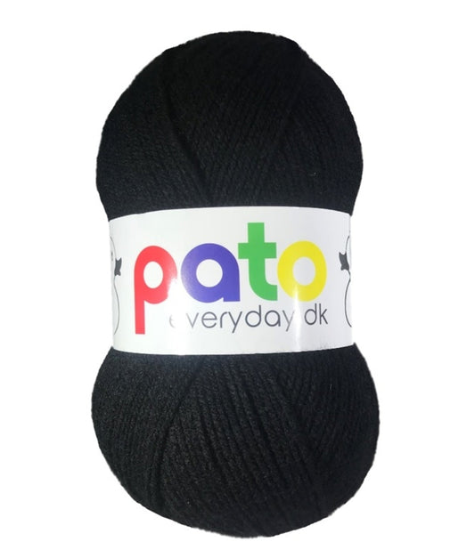 Black Pato Everyday DK Yarn 100g