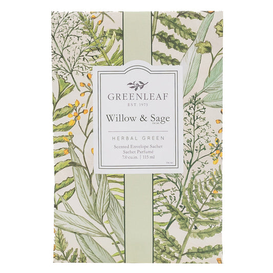 Greenleaf Willow & Sage Large Scented Sachet