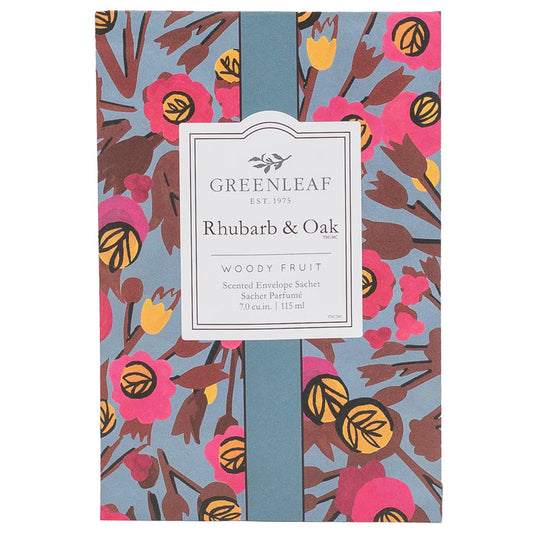 Greenleaf Rhubarb & Oak Large Scented Sachet