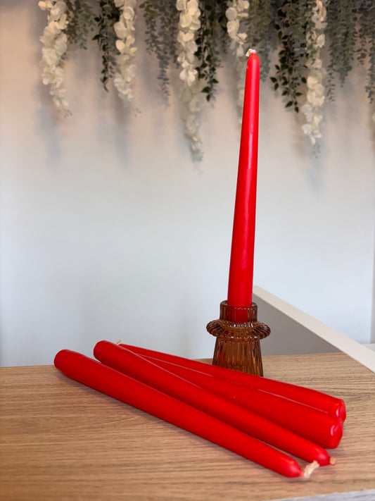 Red Taper Candle