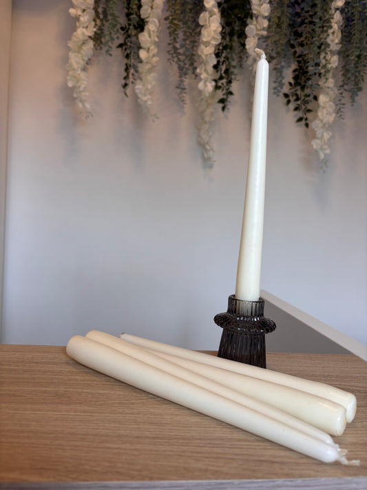 Ivory Taper Candle