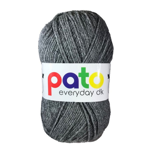 Dark Grey Pato Everyday DK Yarn 100g