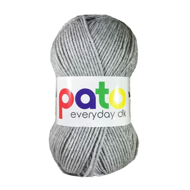 Light Grey Pato Everyday DK Yarn 100g