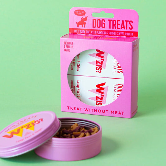 W'Zis Lamp Post & Chips Gift Box Tin & 2 Refills