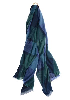 Grande Clan Blue/Green Check Mate Scarf