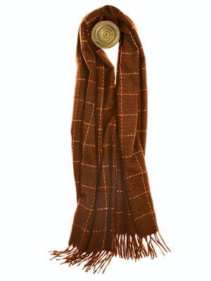 Conker Check Mate Scarf