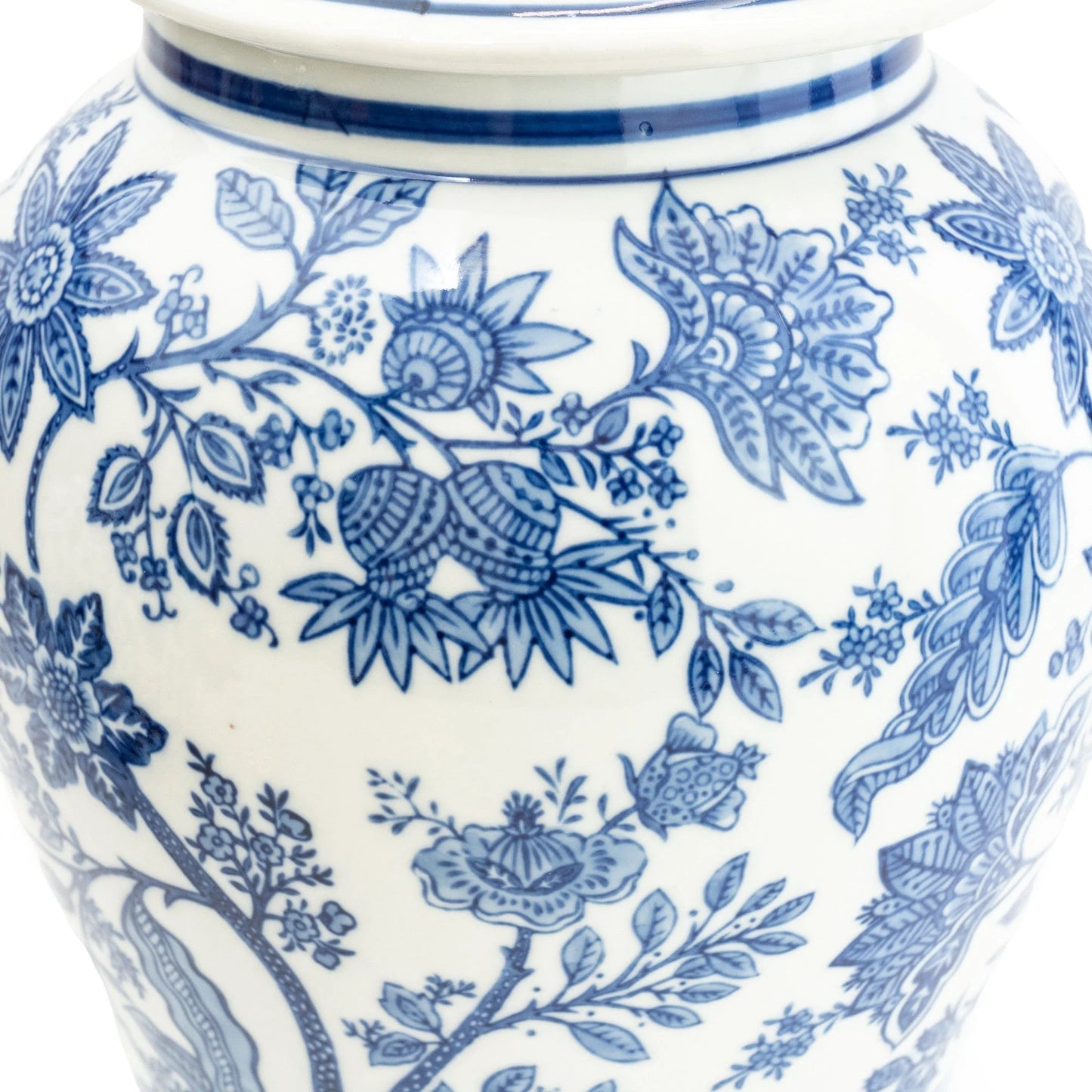 Sumatra Blue & White Large Ginger Jar 35cm