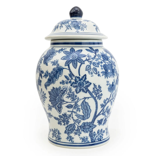 Sumatra Blue & White Large Ginger Jar 35cm