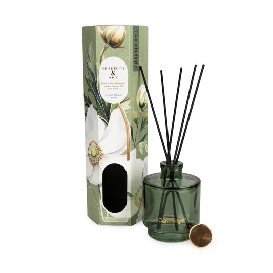 White Poppy & Sage Reed Diffuser 200ml