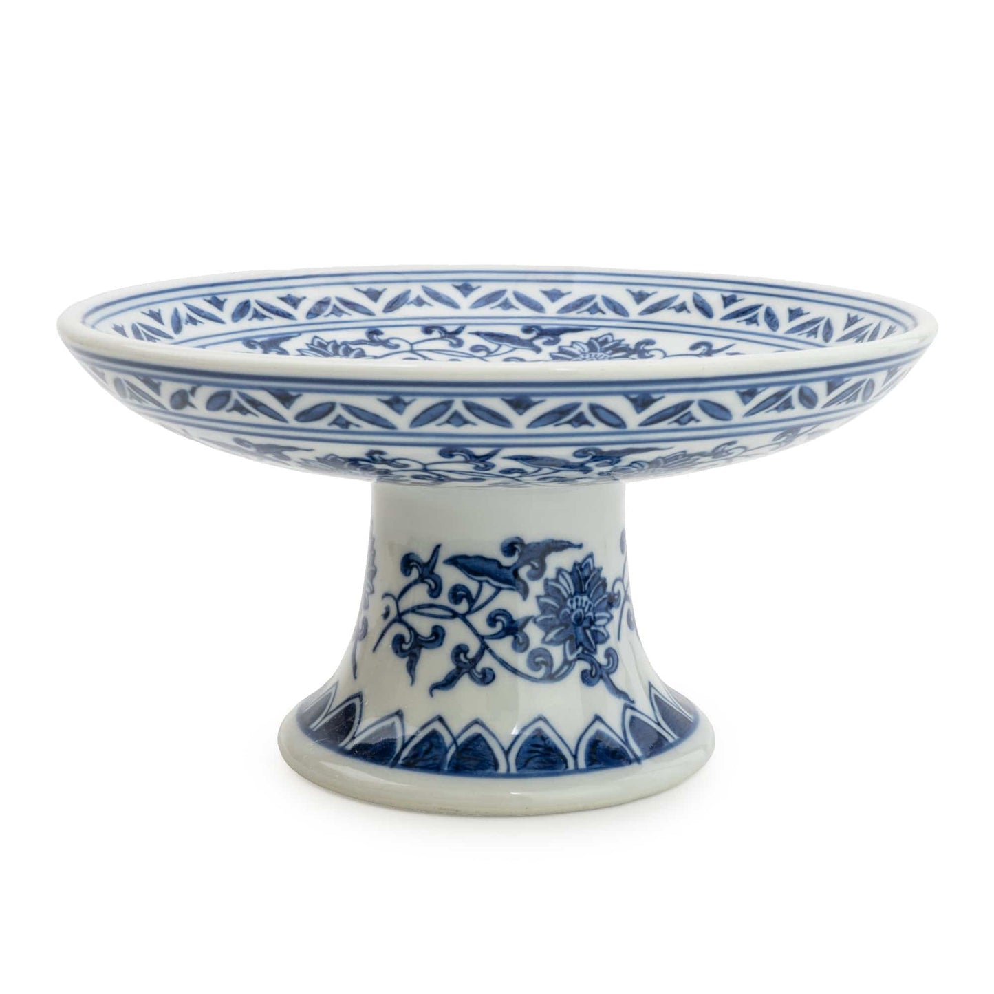 Sumatra Blue & White Cake Stand 20.5cm