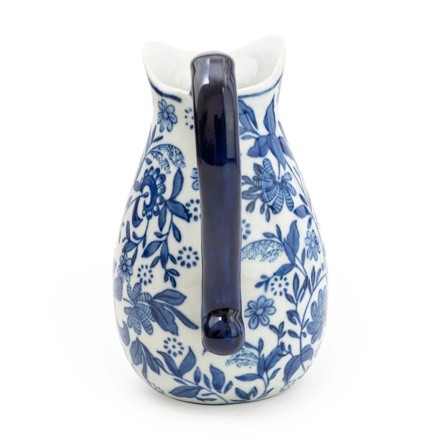 Sumatra Blue & White Large Ceramic Jug 21.5cm