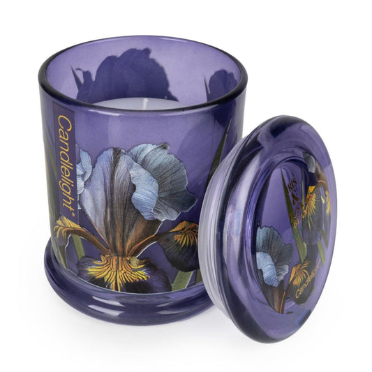Iris & Tonka Bean Glass Jar Candle