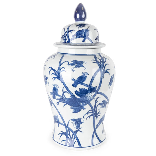 Sumatra Blue & White Large Ginger Jar 62cm