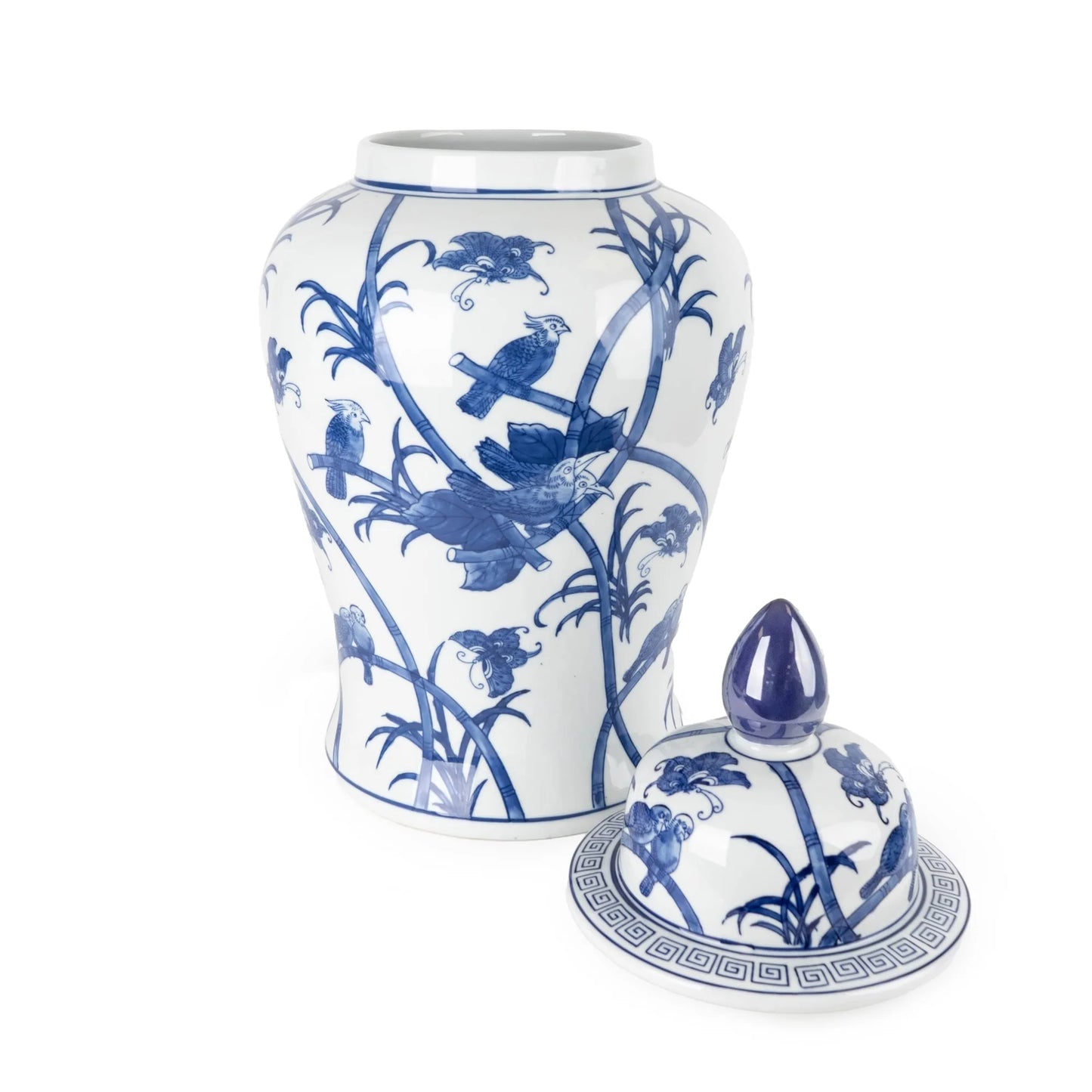 Sumatra Blue & White Large Ginger Jar 62cm