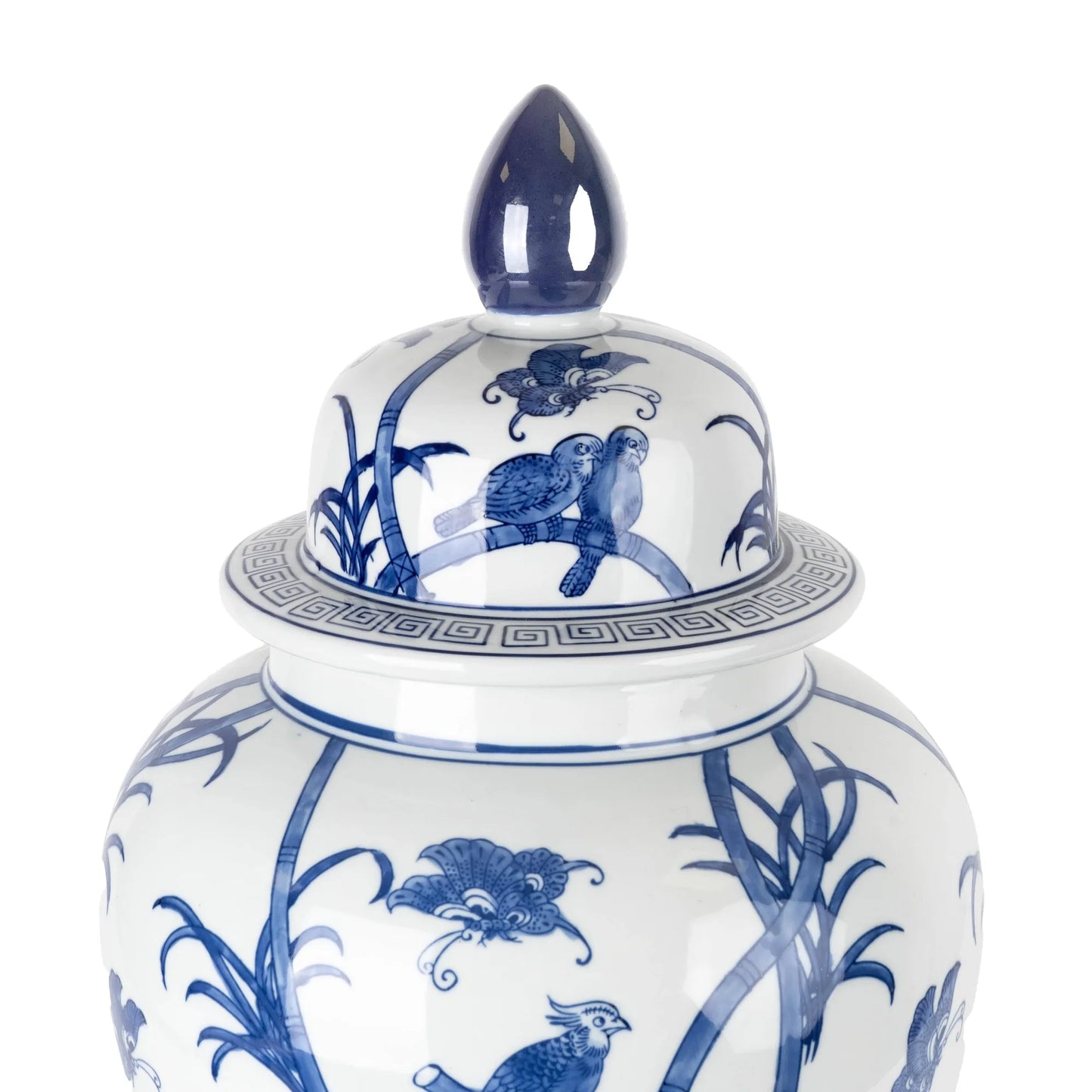 Sumatra Blue & White Large Ginger Jar 62cm