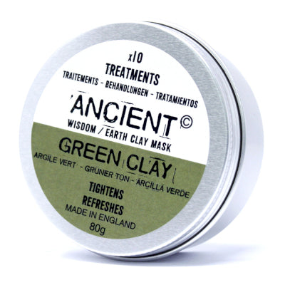 Green Clay Face Mask - Tightens & Refreshes 80g
